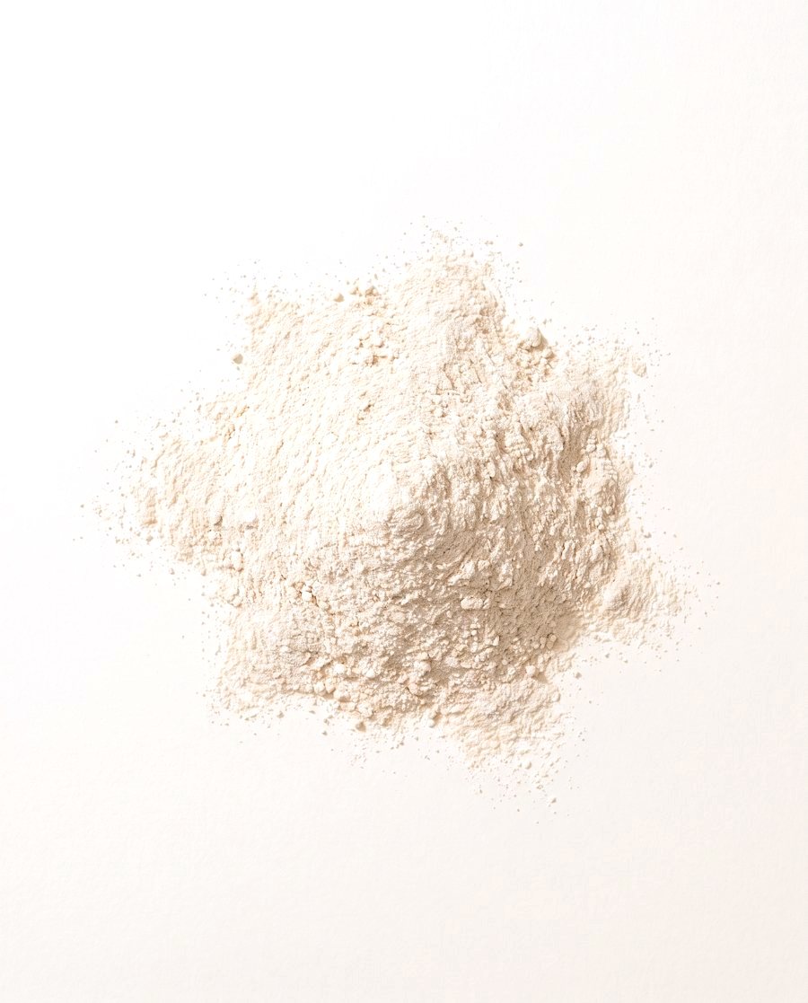 Fine pale enzyme powder